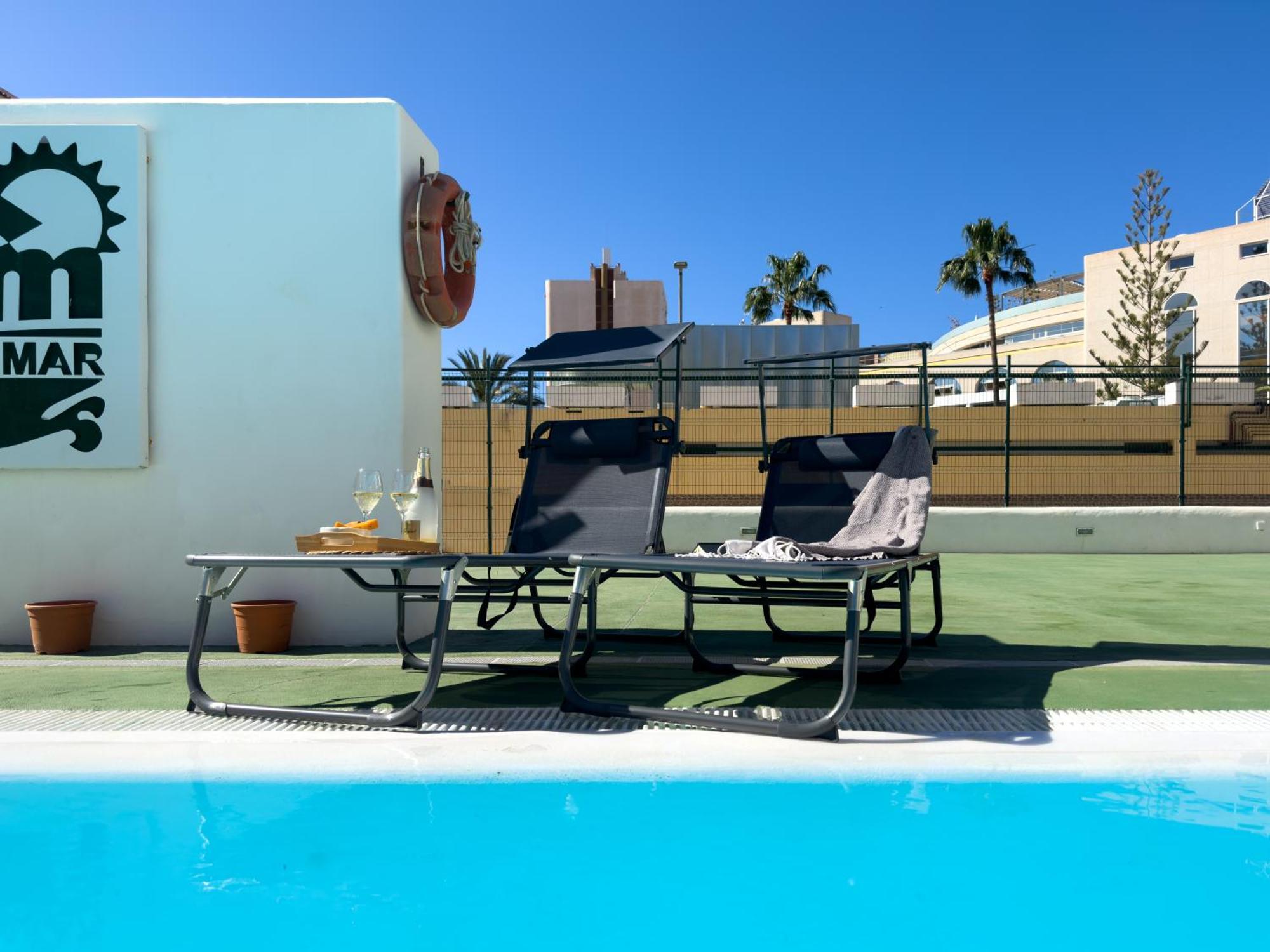 Amazing 3-Bedroom Apartment. Pool And Sea View! Los Cristianos  Exterior foto